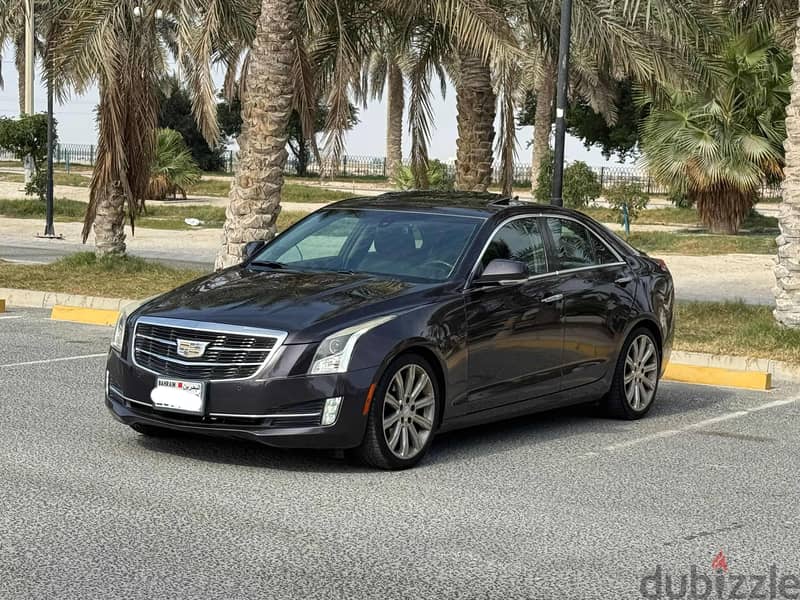 Cadillac ATS 2015 brown 1