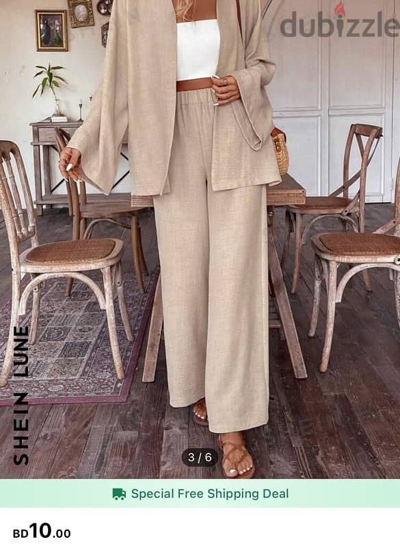 Women's Long Sleeve Jacket And Pants بدلة محجبات او سفر 1