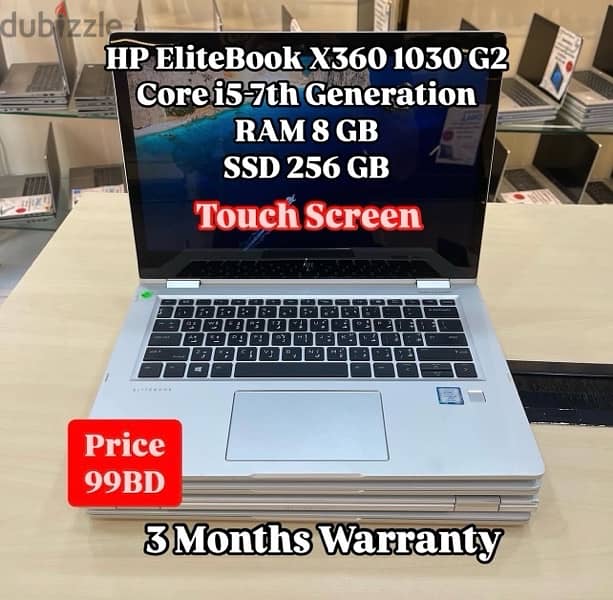 HP EliteBook X360 1030 G2 Core i5-7th Generation 0