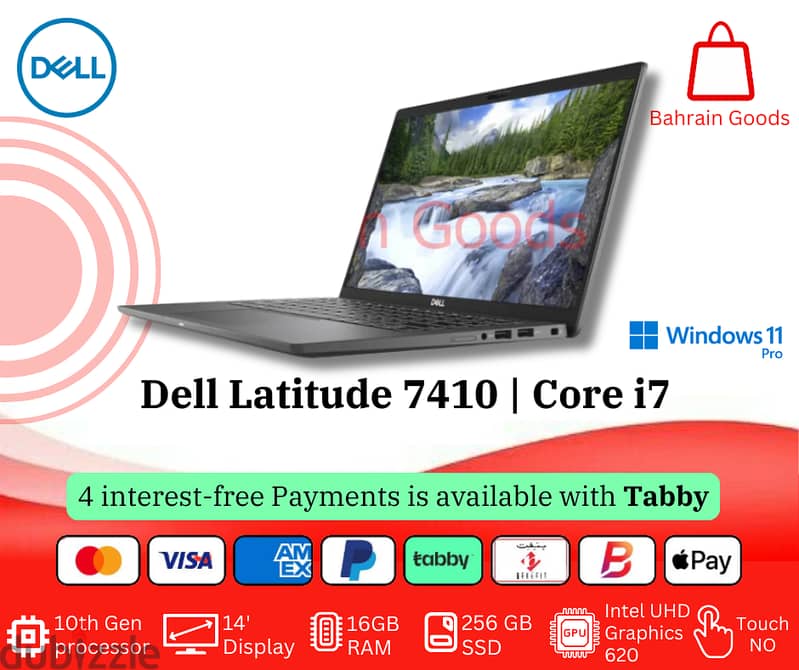 Dell Latitude 7410 14-inch Core i7 (10th-Gen) 0