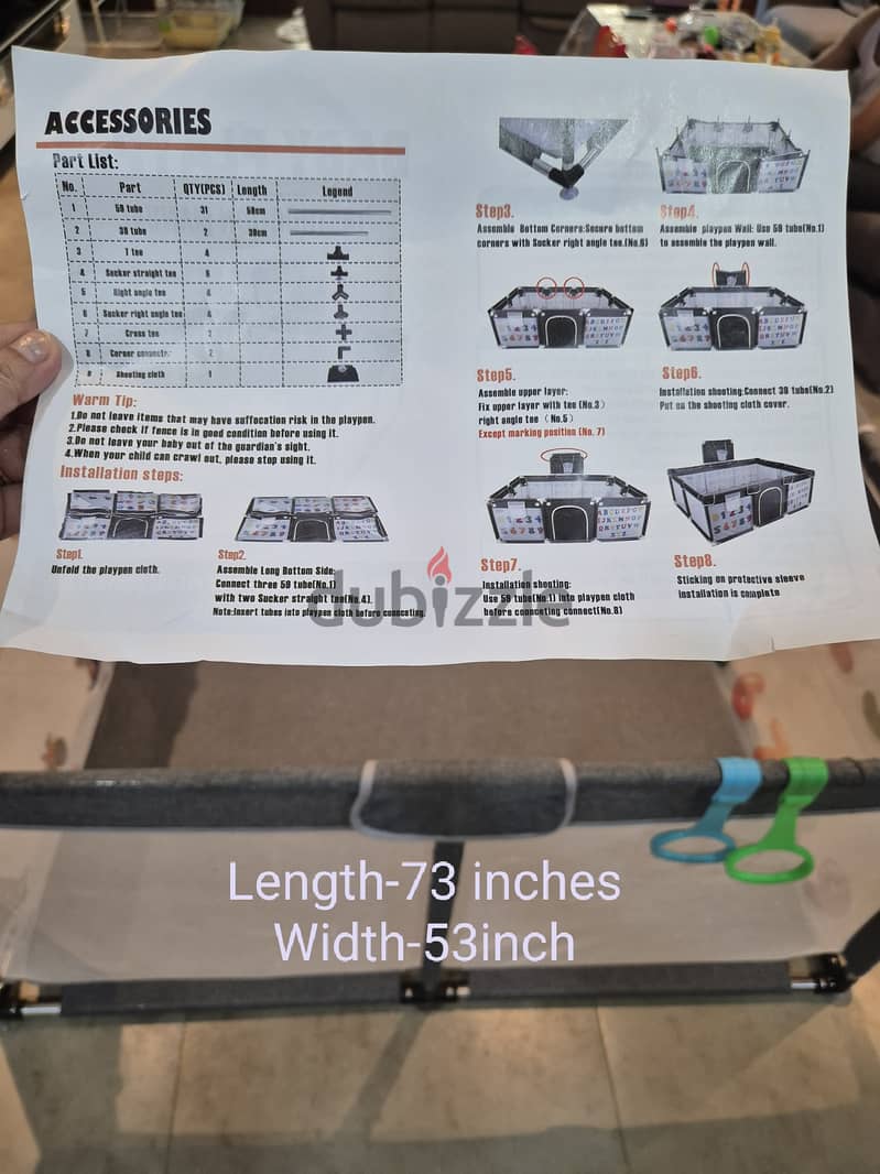 Baby play pen very good condition 2