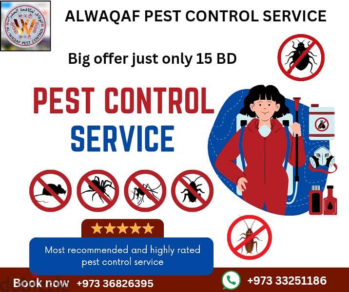 Pest control services special offers just only 9 BD WhatsApp 33251186 0