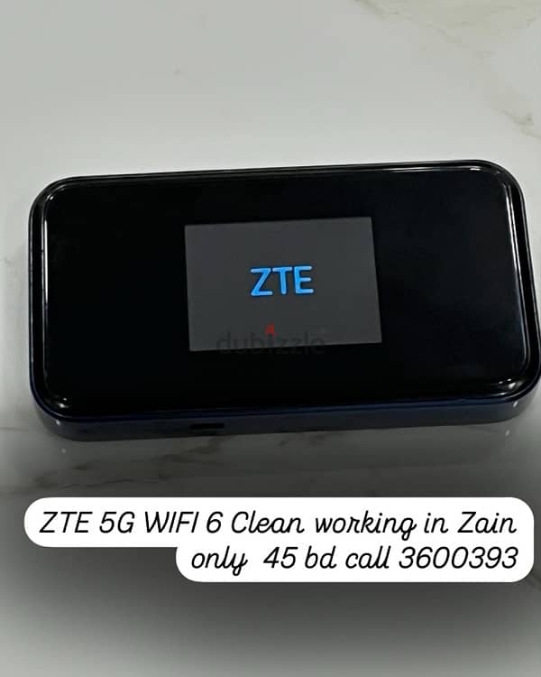 ZAIN 5G mifi  Zte 0