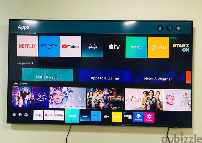 60” inch Samsung 4K UHD smart tv 4