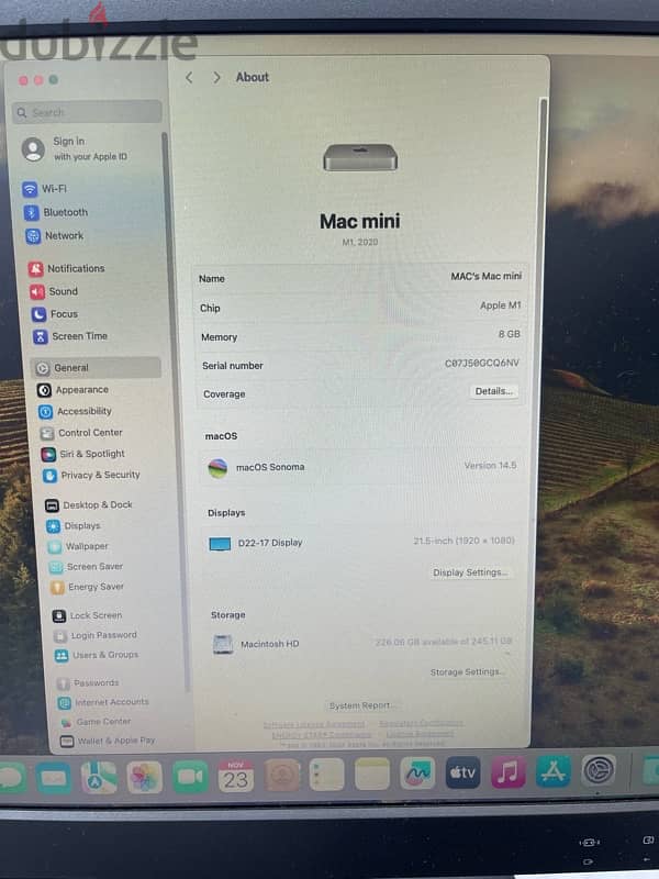 Used Mac Mini M1 256GB 3