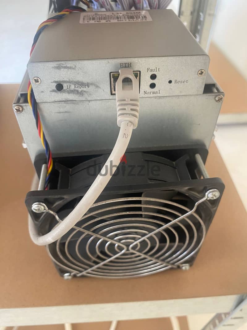 2 Antminer L3+ (504 MH/s) with Power Supplies – Only 100BD each set 1