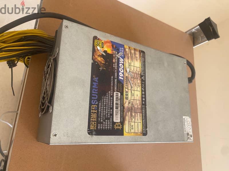 2 Antminer L3+ (504 MH/s) with Power Supplies – Only 100BD each set 5