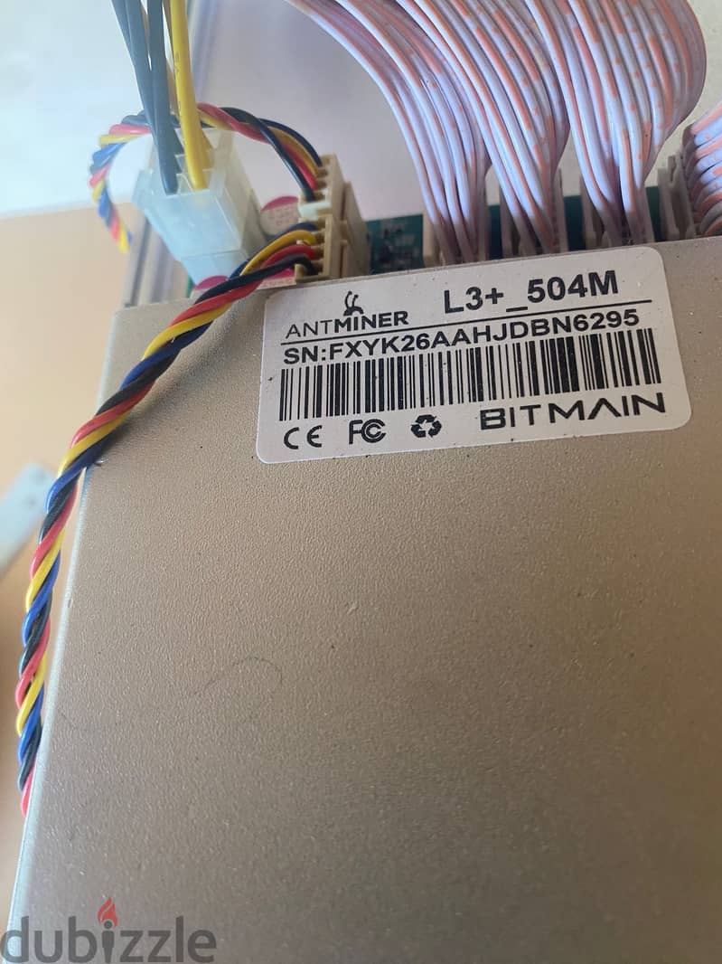 2 Antminer L3+ (504 MH/s) with Power Supplies – Only 100BD each set 7