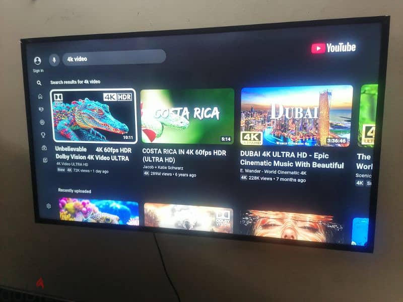 samsung 50 inch smart TV 4k 3