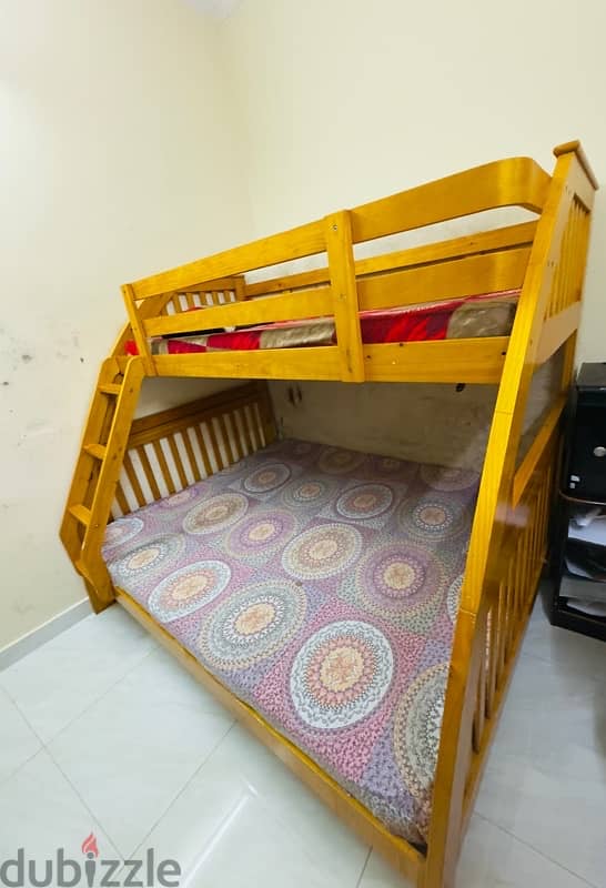 Wooden Bunk Bed for Sale - BD 70/- 0