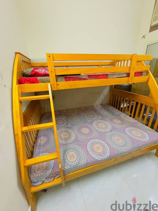 Wooden Bunk Bed for Sale - BD 70/- 1