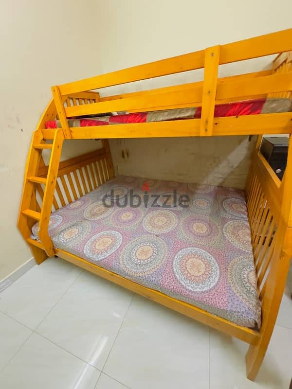 Wooden Bunk Bed for Sale - BD 70/- 2