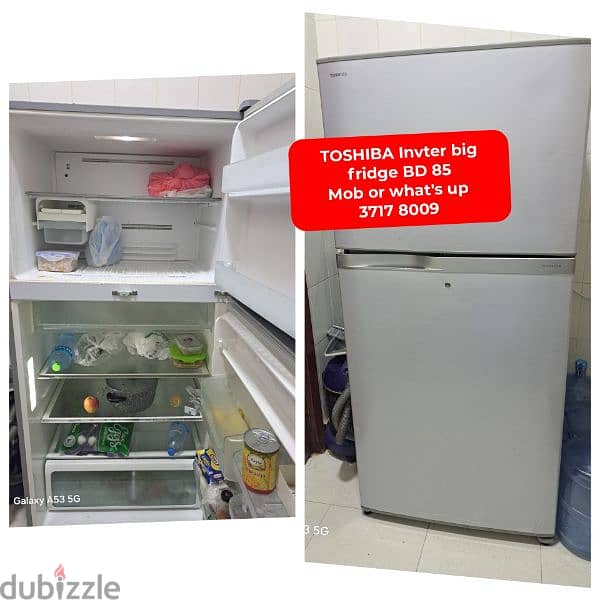 Toshiba big fridge and other household items for sale 0