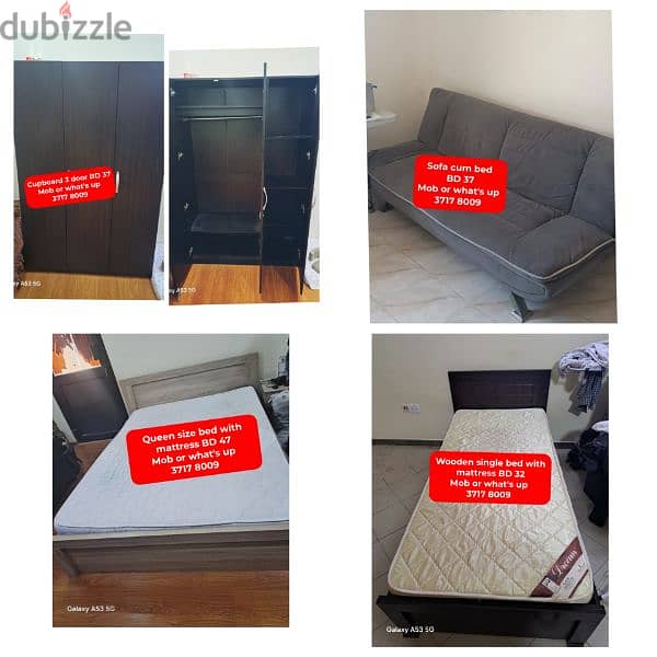 variety of cupboard bed with mattress for sale with delivery 18