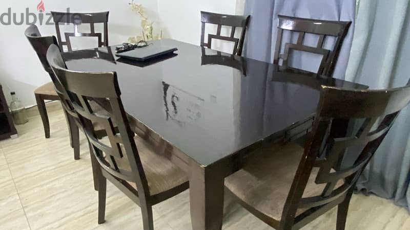 1. Bed-Matress-200*180(good condition)—30bd, 2. Dining table(180*105)—25 1