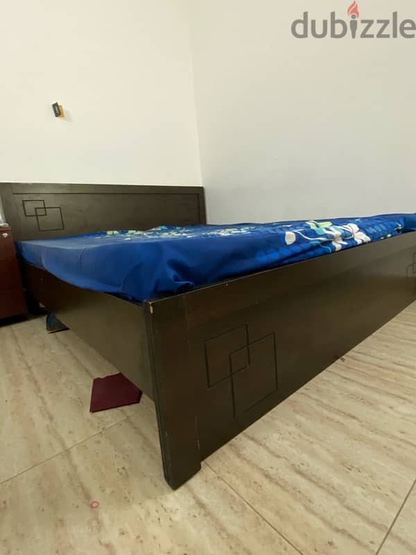 1. Bed-Matress-200*180(good condition)—30bd, 2. Dining table(180*105)—25 5