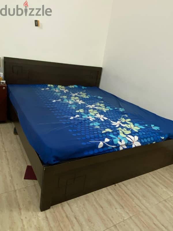 1. Bed-Matress-200*180(good condition)—30bd, 2. Dining table(180*105)—25 7