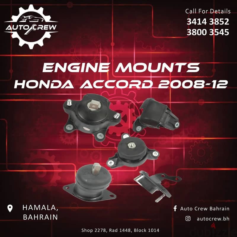 Honda Used Engine Mountings In Bahrain 0