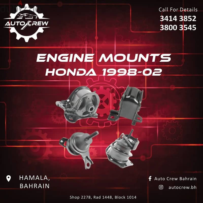 Honda Used Engine Mountings In Bahrain 3