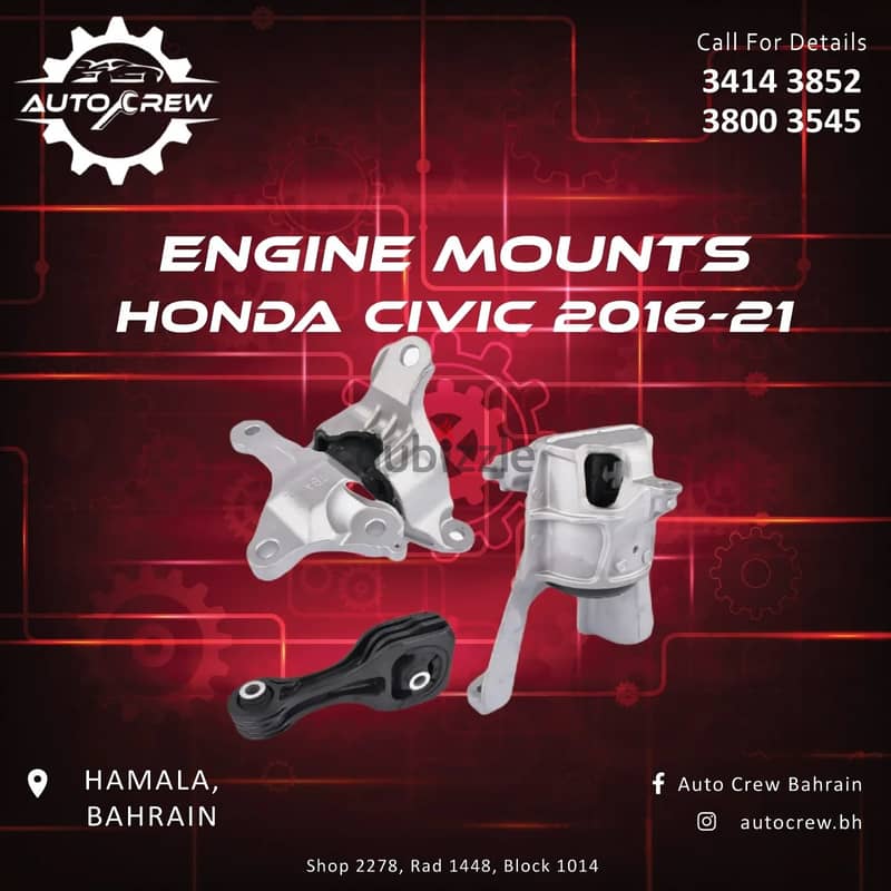 Honda Used Engine Mountings In Bahrain 8