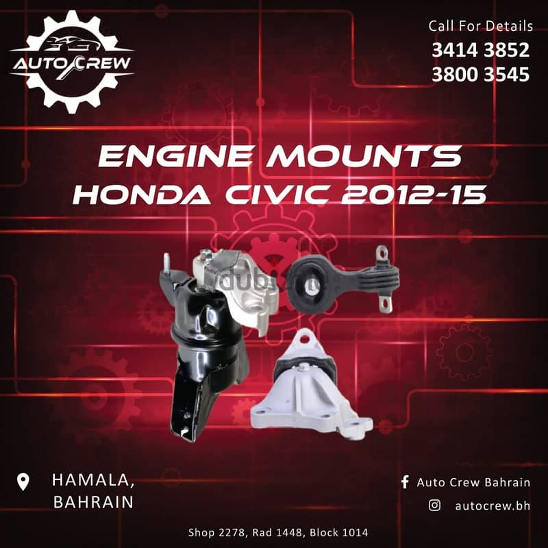 Honda Used Engine MOuntings in Bahrain 9