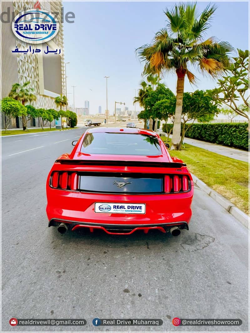 FORD MUSTANG Year-2017 Engine-2.3L Ecoboost Colour-Red Odometer-69,000 3