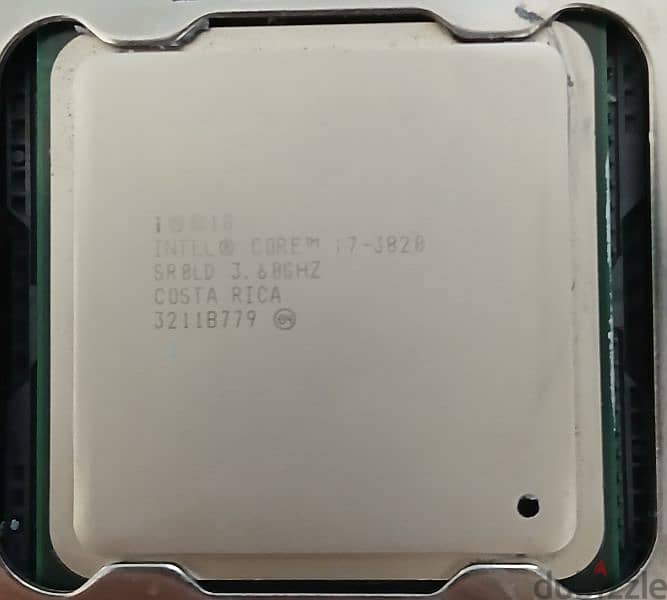 Intel core i7 CPU and x4 Vengeance 8GB 2x4GB RAM 2