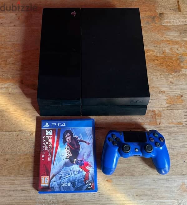 PS4 500GB 1cd 1original controller latest software 0