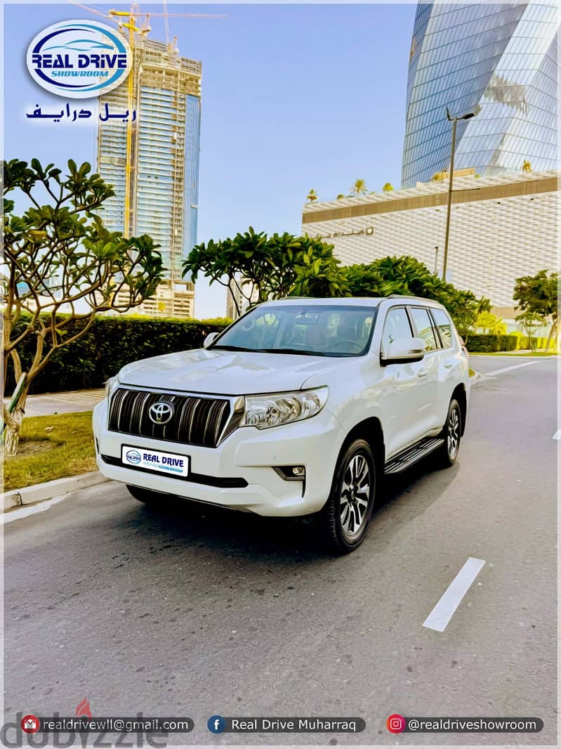 TOYOTA PRADO Year-2022 Engine-4.0L V6 Cylinder Colour-white 59000km 0