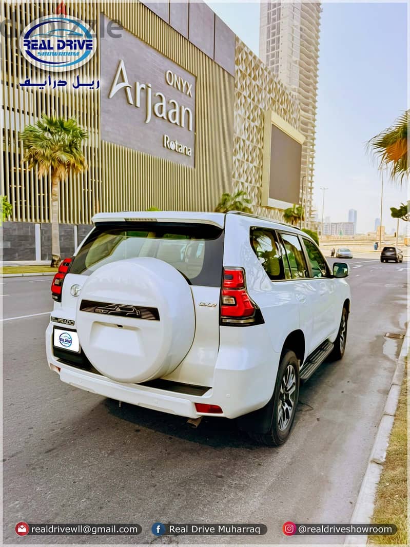 TOYOTA PRADO Year-2022 Engine-4.0L V6 Cylinder Colour-white 59000km 1