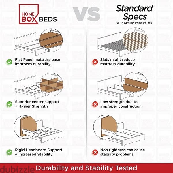 Homebox twin size bed 5