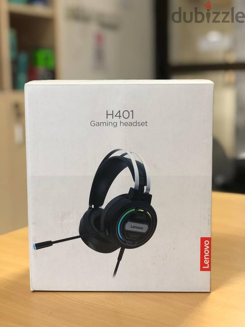 Special Offer Lenovo H401 Wired RGB Stereo Sound Gaming Headset 0