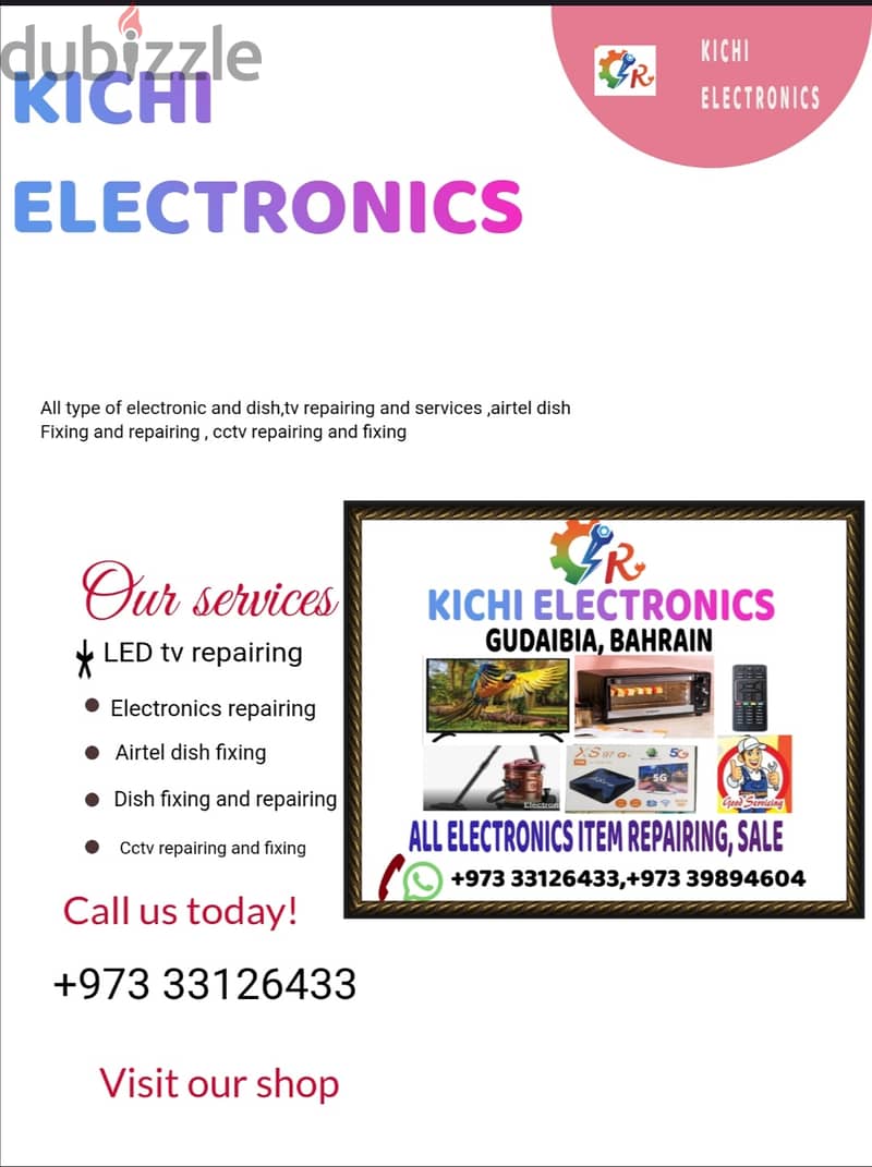 TV & ALL ELECTRONICS ITEM REPAIRING AVAILABLE 0