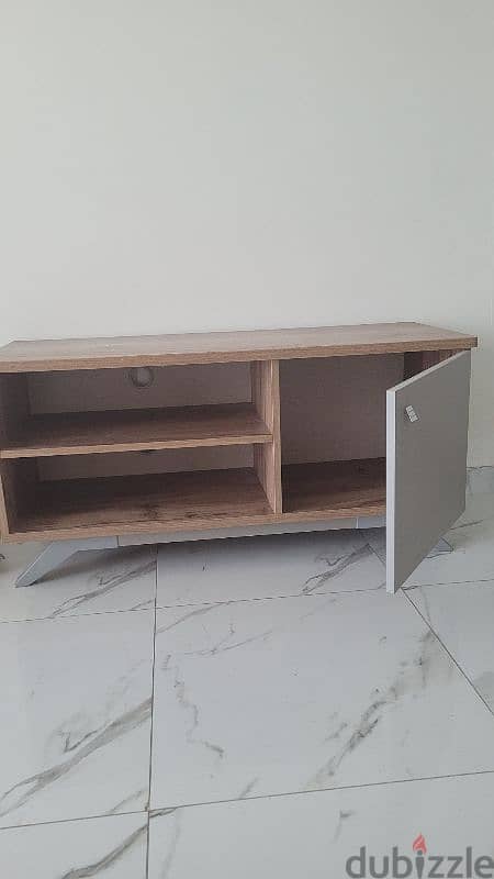 Tv unit table with two serving table 1