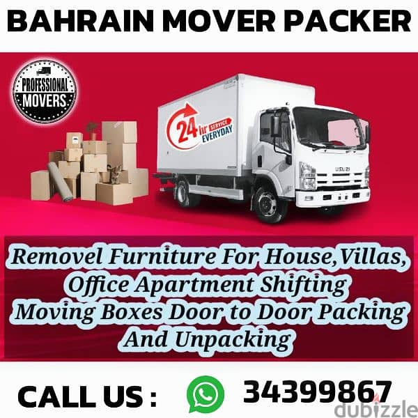 Bahrain Movers & Packers Furniture House Villa Shop Moving & Packing 0