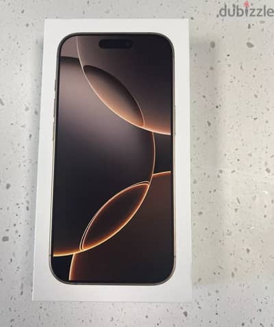 iPhone 16 pro Desert titanium 256 GB eSIM new sealed box