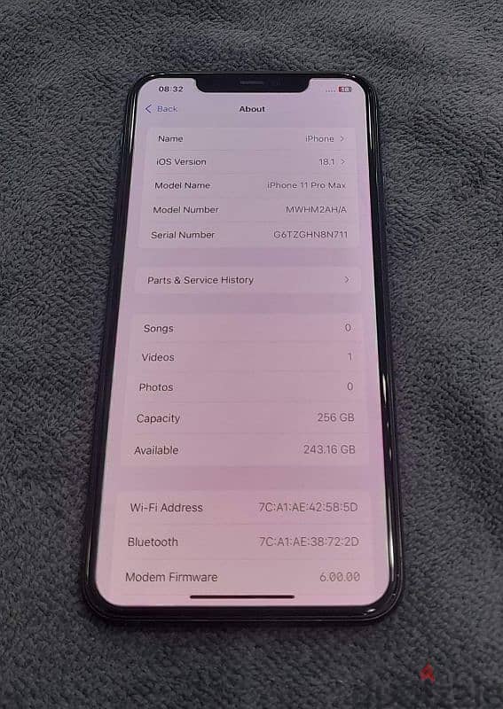 iPhone 11 Pro Max - 256GB   Excellent Condition - 86% Battery 3