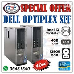 Special Offer DELL Core i3 Desktop PC Ram 4GB 128GB SSD Ready to Use 0