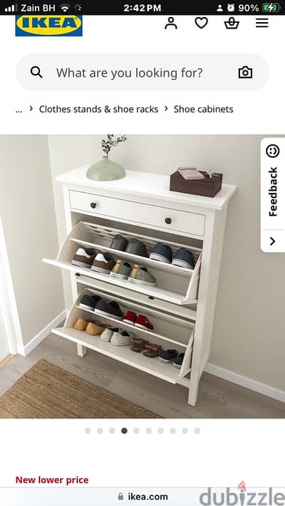 shoe cabinet