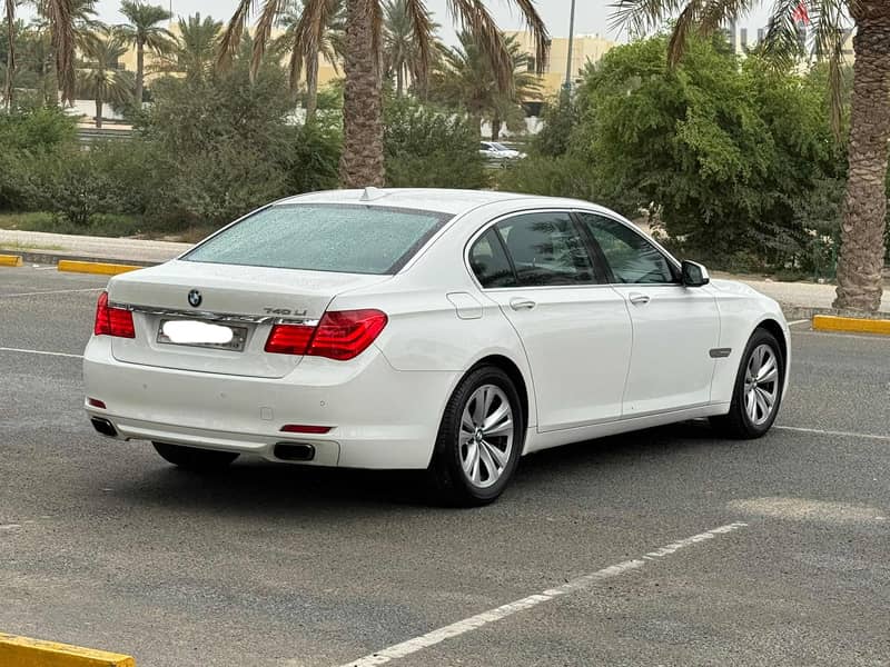 BMW 740 Li 2011 White 5