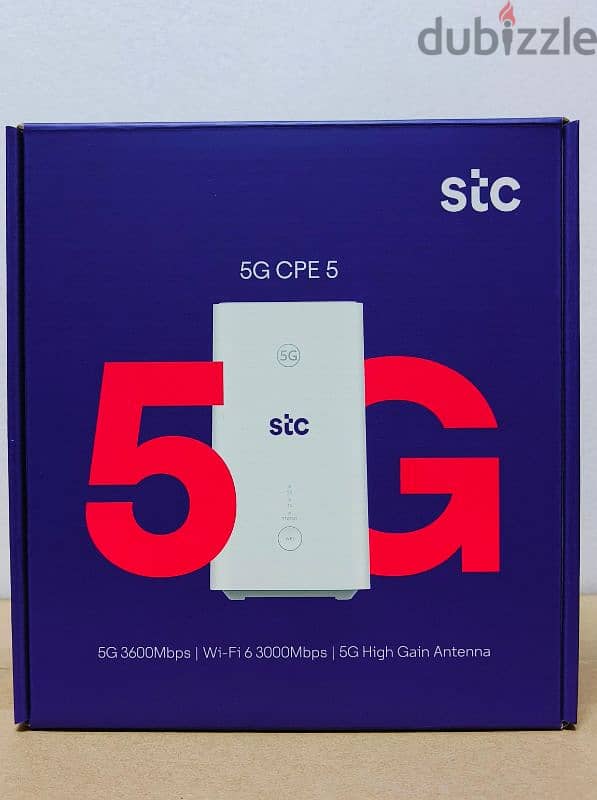 STC 5G cpe 5 3600mbps and wifi 6. . . . delivery also available 0