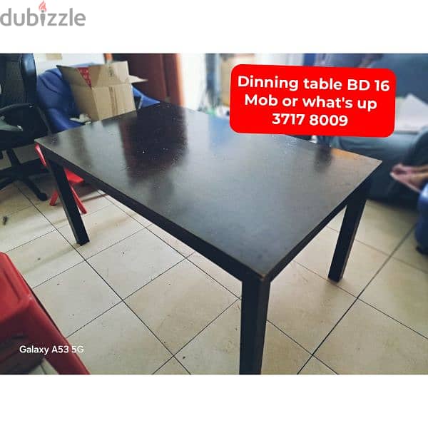 Dinning table  chairs and other household items for sale with delivery 14