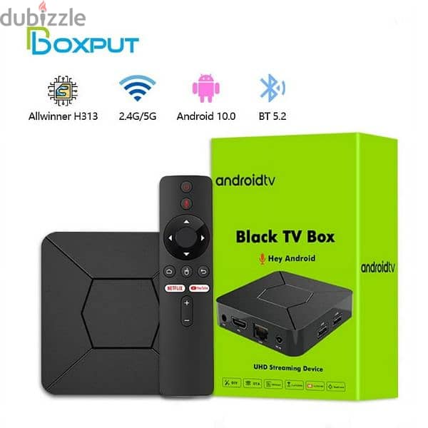 4k Android tv Smart box reciever/watch all tv channels without Dish 0