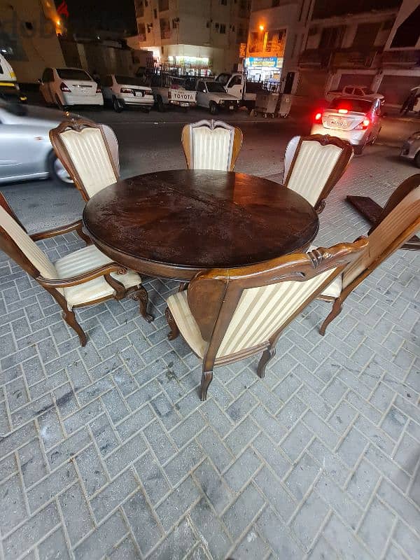 6 chairs dining table 1