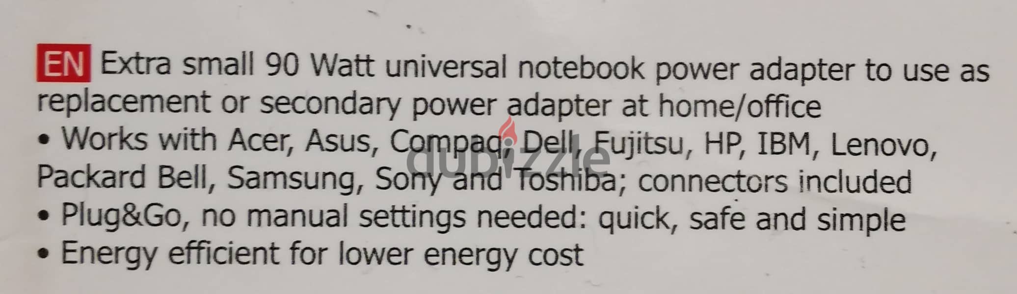 Plug&Go XS 90W Notebook Power Adapter 1