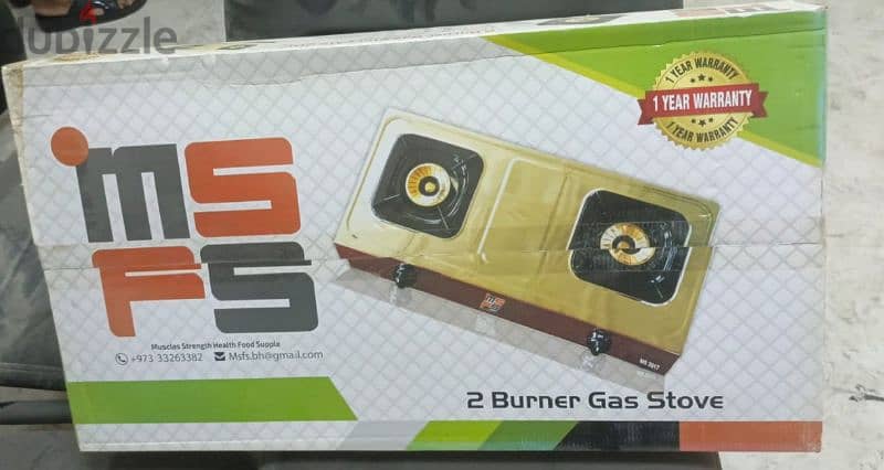 Double Burner Gas Stove auto ignition 0