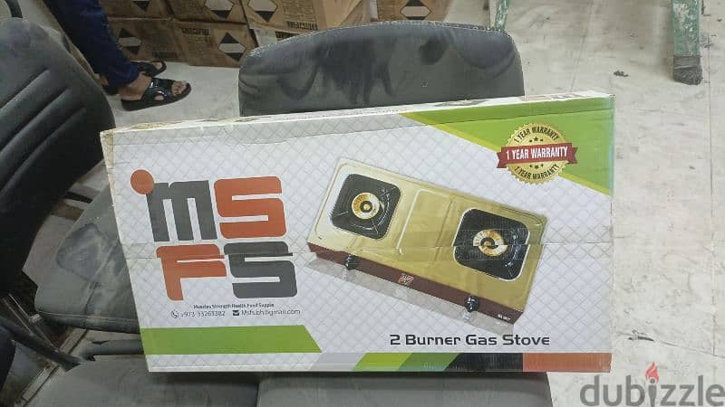 Double Burner Gas Stove auto ignition 2