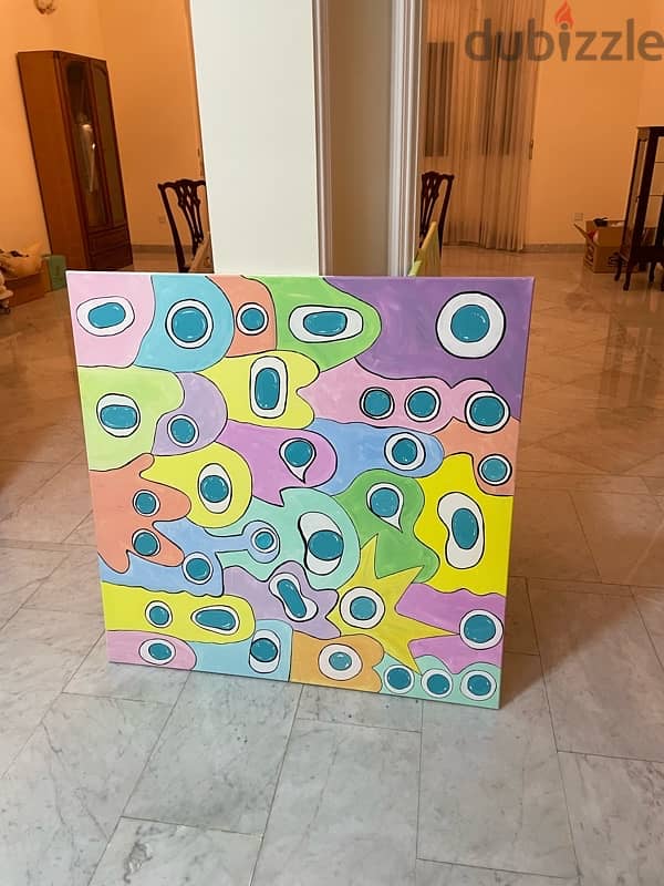 Abstract Hand Painted Canvas 2