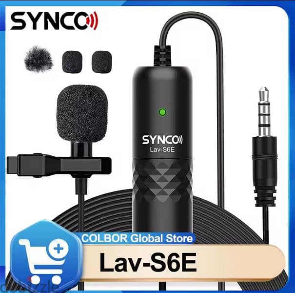 Lav S6E Wired Lavalier Microphone 0