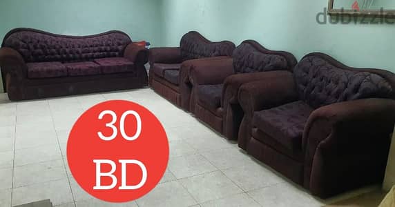 Elegant sofa for 7 people